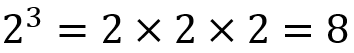 2×2×2=8